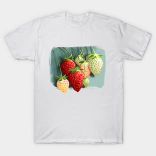 Vibrant strawberries illustration T-Shirt